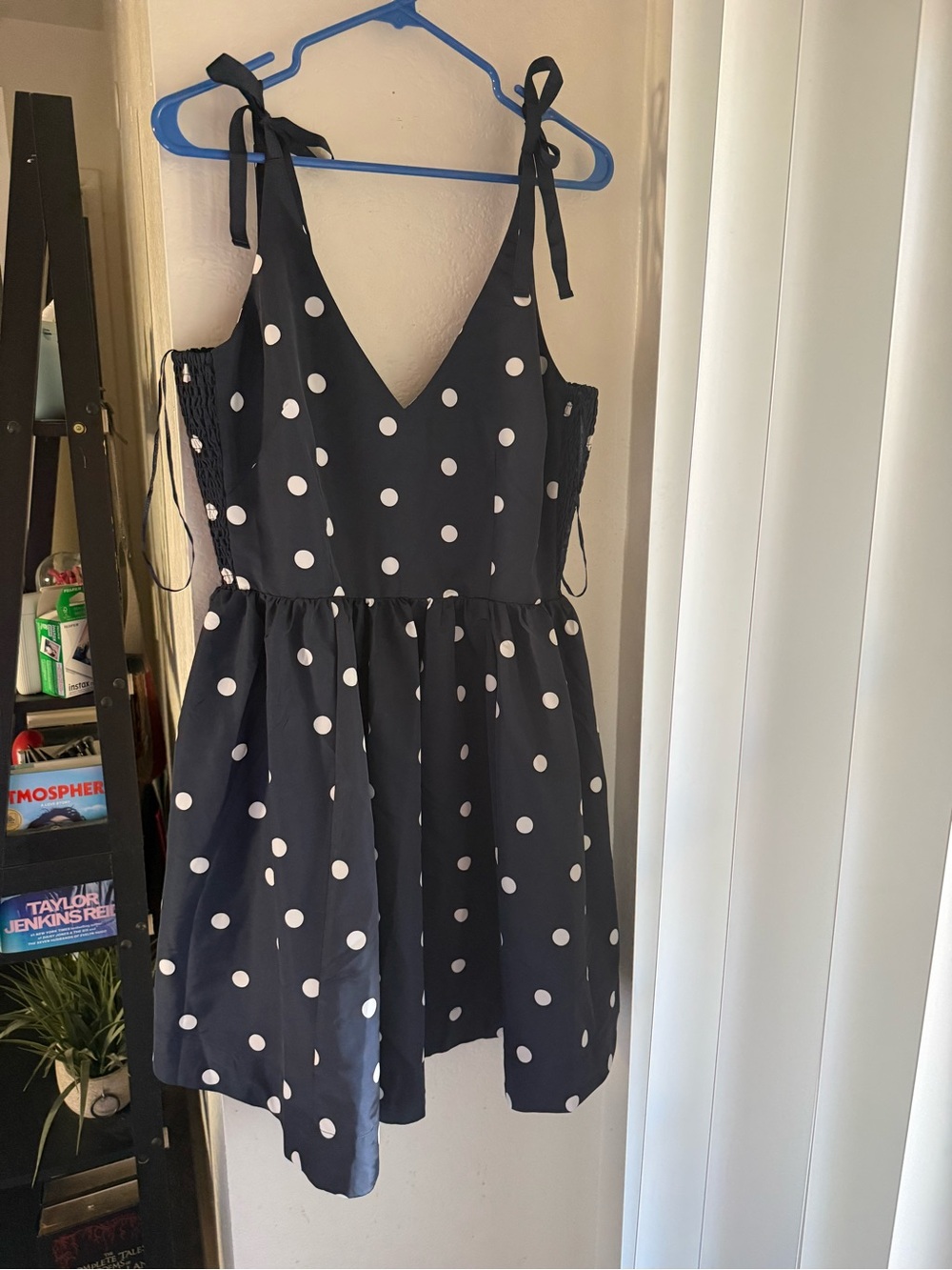 NWT Old Navy The Occasion Polka Dot Dress 💙 - Picture 3 of 7